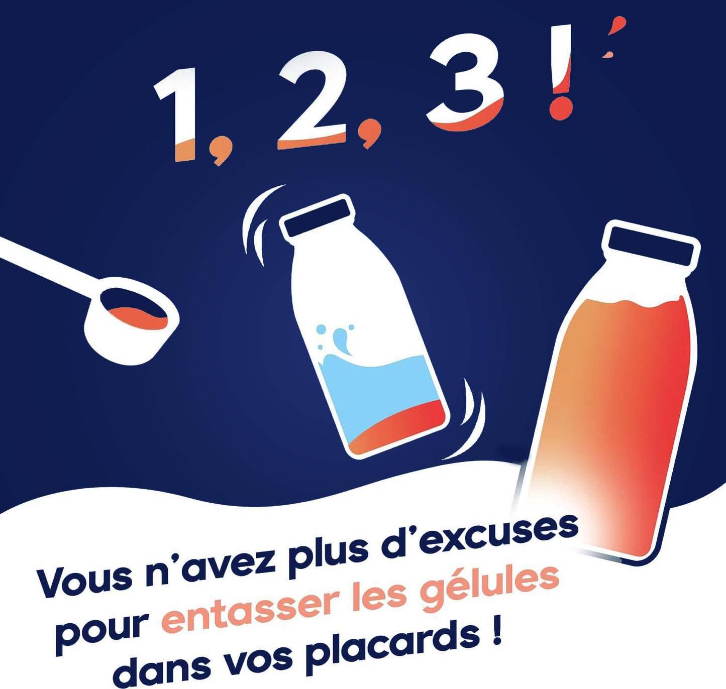 Les compléments alimentaires en format boisson permettent d'éviter les gélules