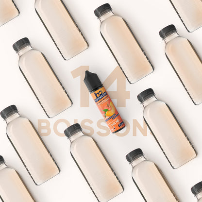 Une fiole de concentré Frenchy permet de faire 14 boissons de 500ml. Elle est petite et très pratique