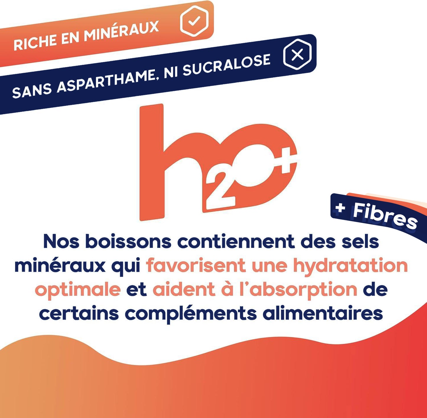 boisson sels minéraux et fibre pour compléments alimentaires - pour les saveurs naturelles colorées