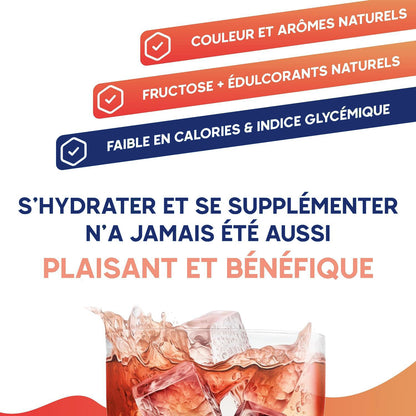 Complements alimentaire en boisson dans une recette saine et naturelle